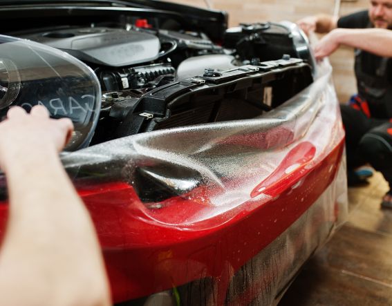 oklejanie samochodów folią PPF Marki